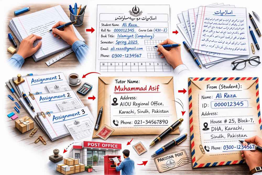 AIOU (F.A/I.Com) Intermediate Solved Assignments